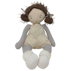 Bunnies By The Bay Elsie Plush Doll Soft Cuddly Body Weighted Bottom #D30